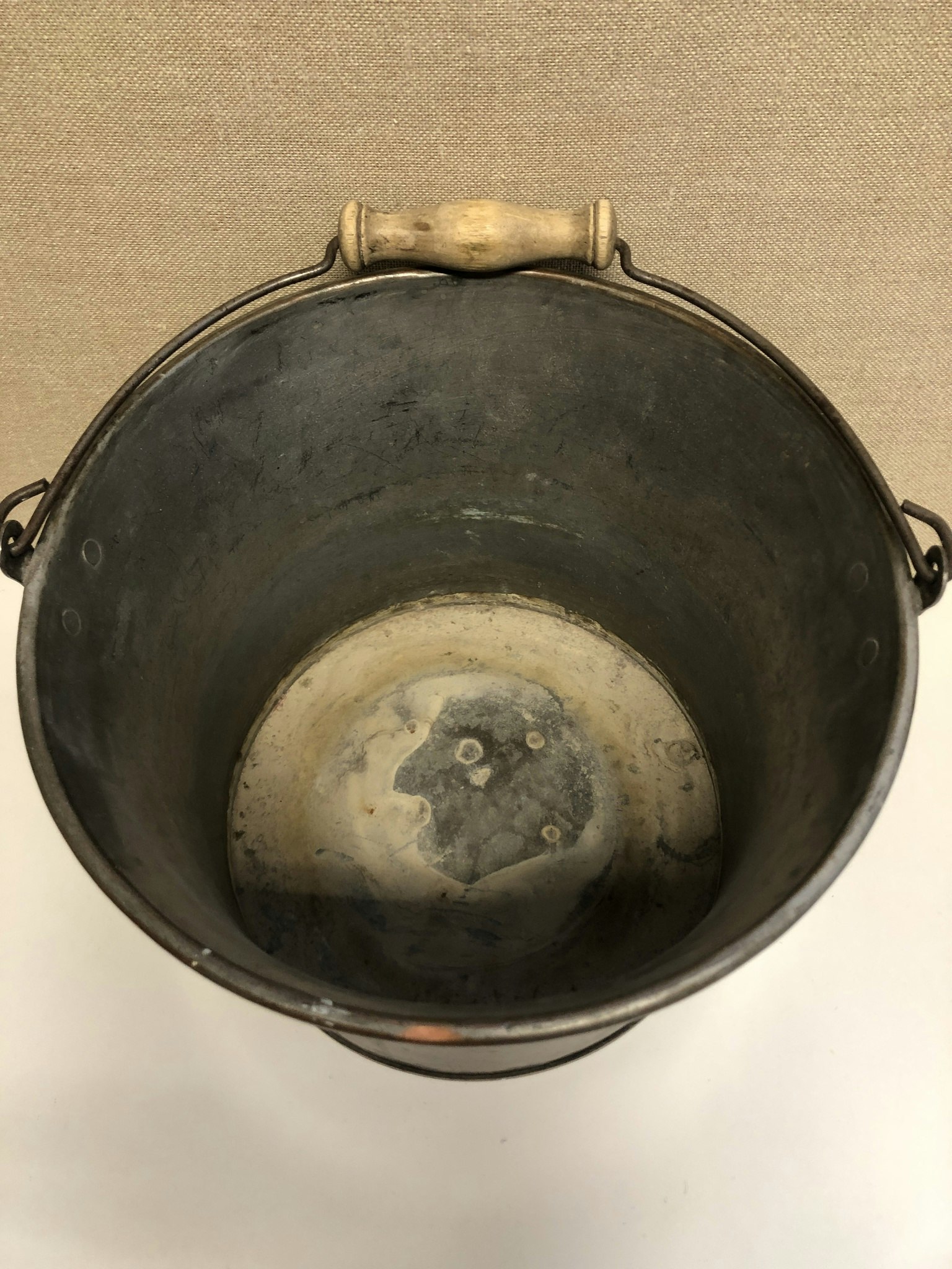 BUCKET, copper, 15 liters, early 20th century.