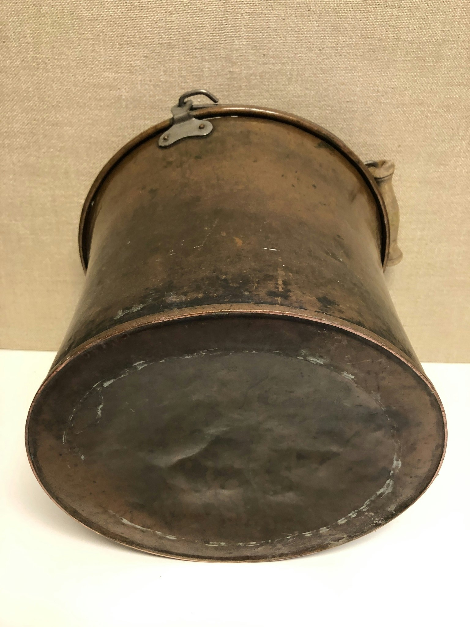 BUCKET, copper, 15 liters, early 20th century.