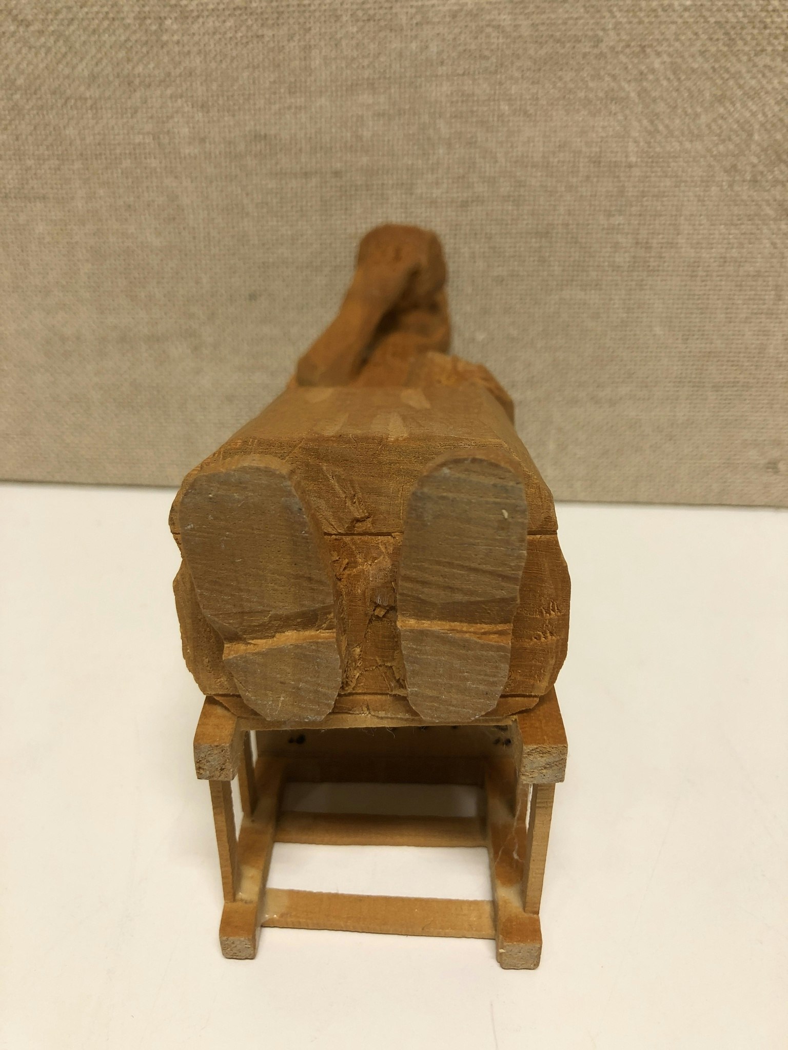 Copy SCULPTURE, wood, "Coffee Slurp" Paul Forsgren, Torrböle Nordmaling.