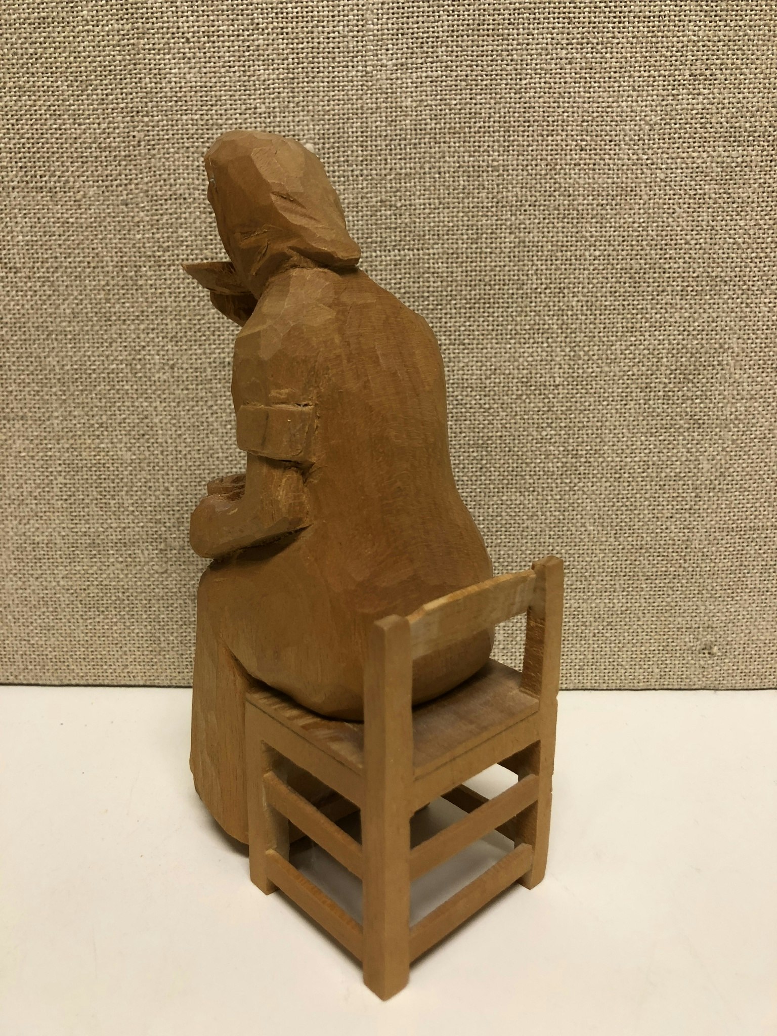 Copy SCULPTURE, wood, "Coffee Slurp" Paul Forsgren, Torrböle Nordmaling.