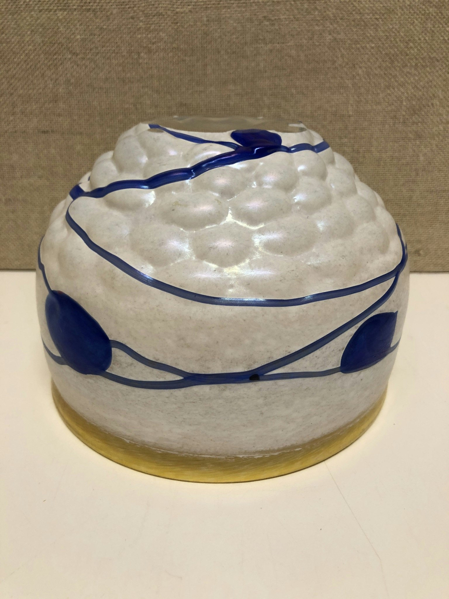 SKÅL, glas, "Galaxy Blue", Bertil Vallien, Artists Collection Kosta Boda.
