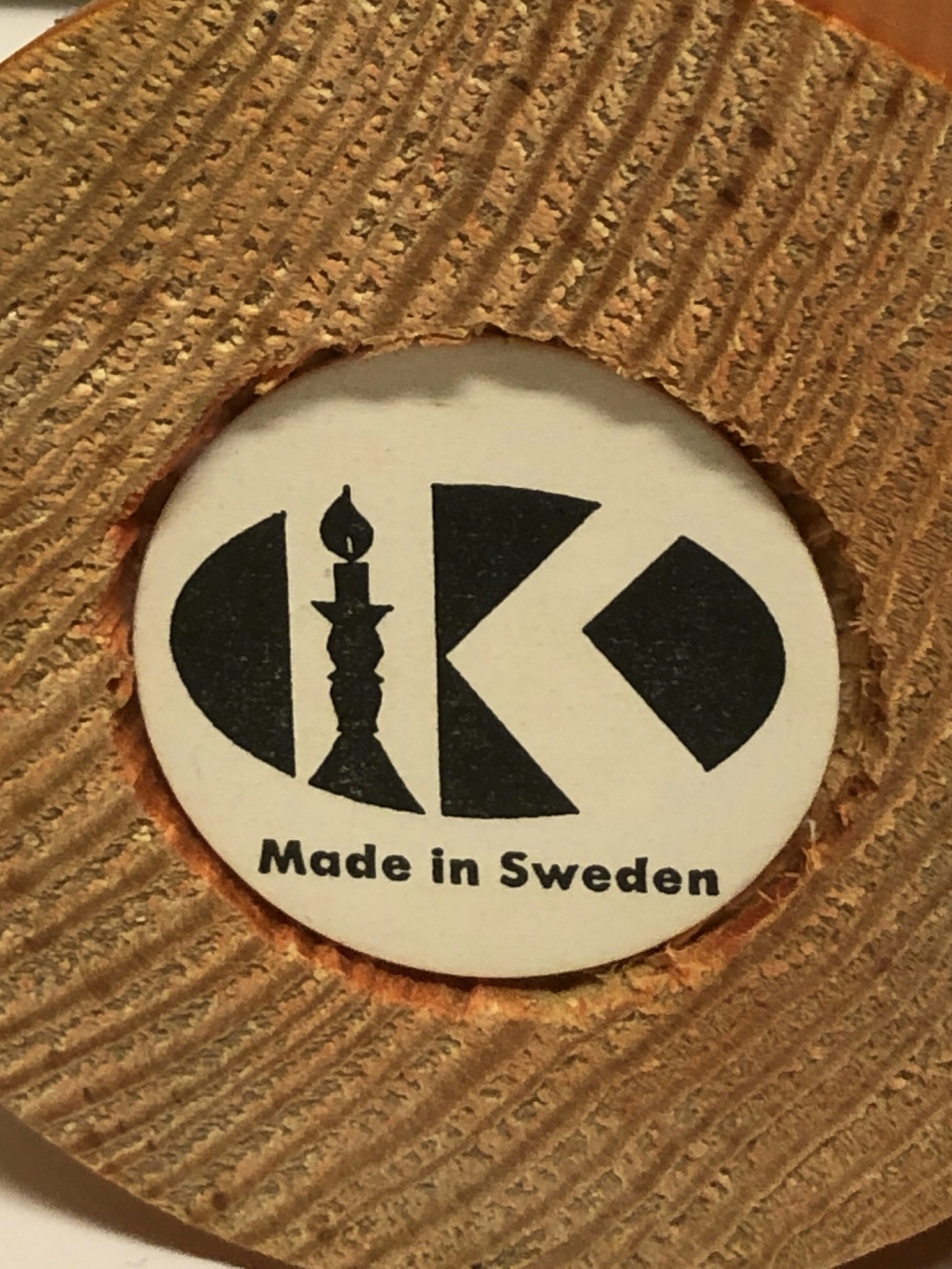 LJUSSTAKAR ett par, trä, Made in Sweden.