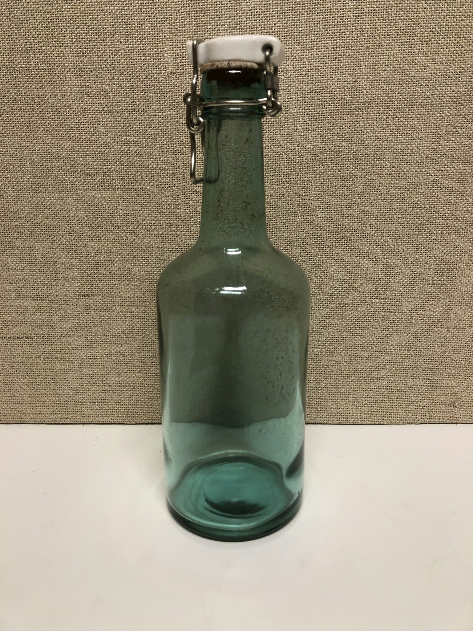 FLASKA, glas, patentkork, 1900-tal.