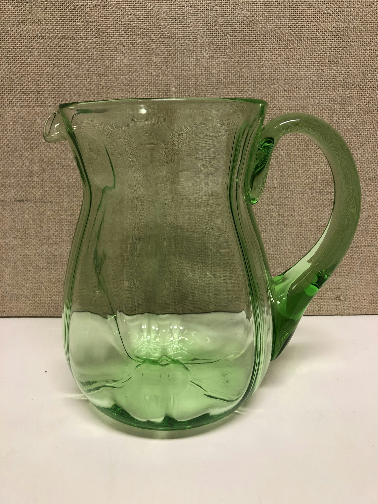 BOTTLE, glass, 1900s.