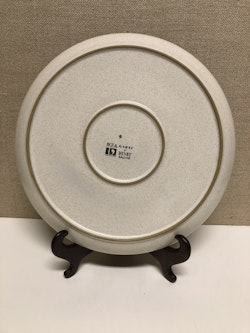 FOOD PLATE, stoneware, "Karat" Ikea, England.