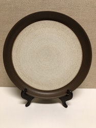 FOOD PLATE, stoneware, "Karat" Ikea, England.