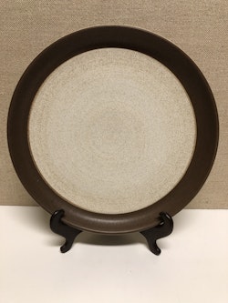 FOOD PLATE, stoneware, "Karat" Ikea, England.