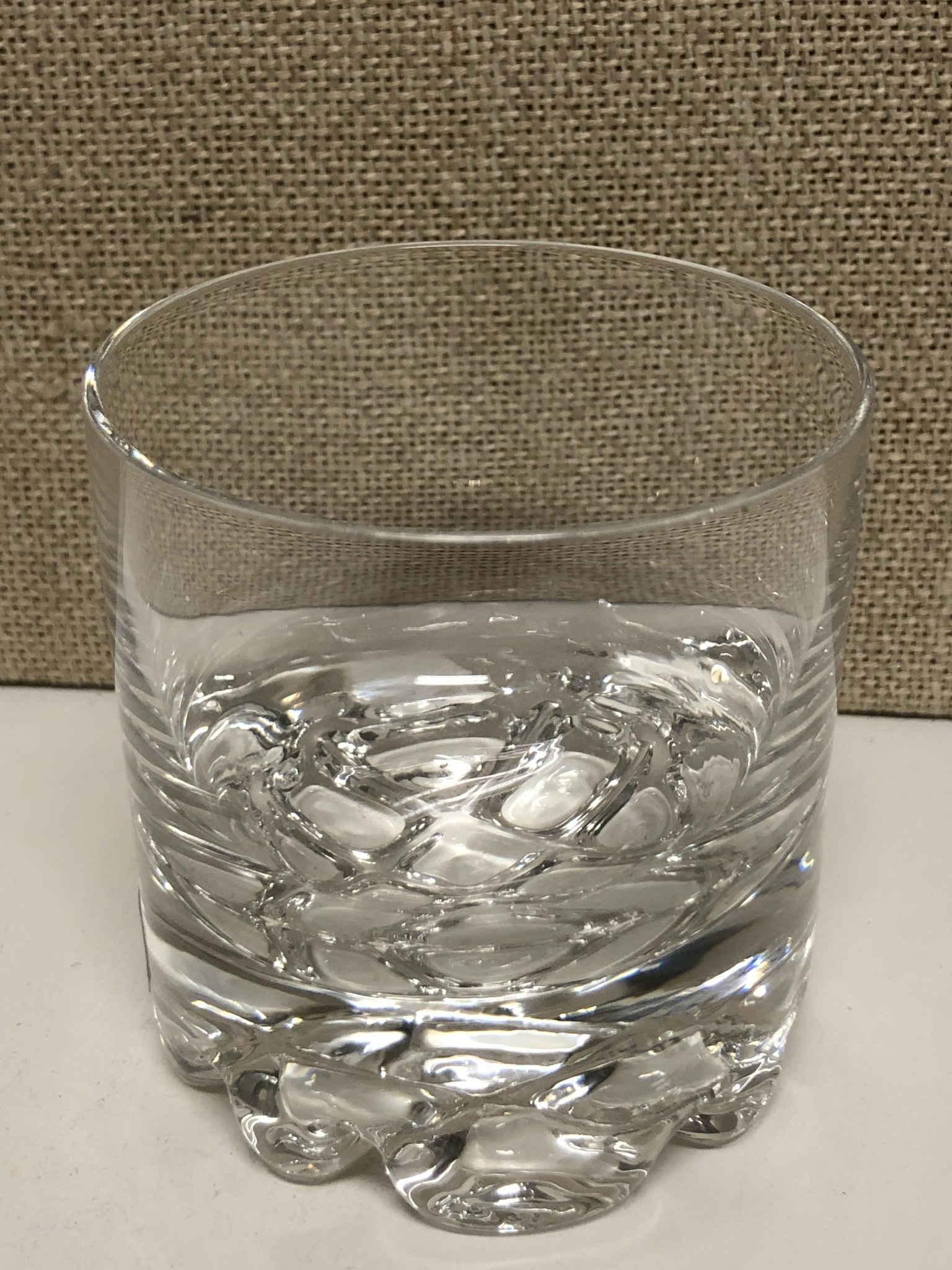WHISKYGLAS, "Erik", Olle Arberius, Orrefors, 1900-talets andra hälft.