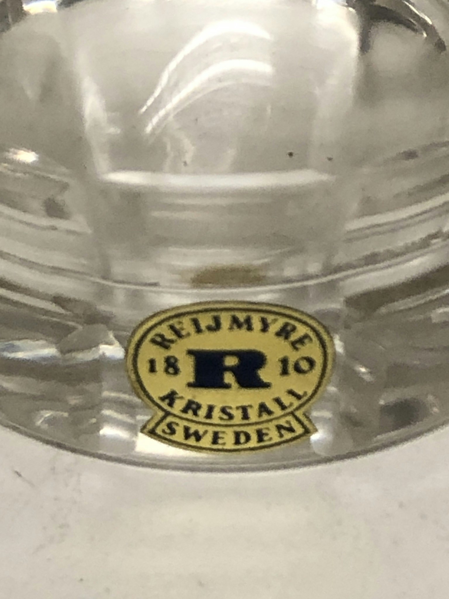 WHISKYGLAS, kristall, K-333, Paul Kedelv, Reijmyre.