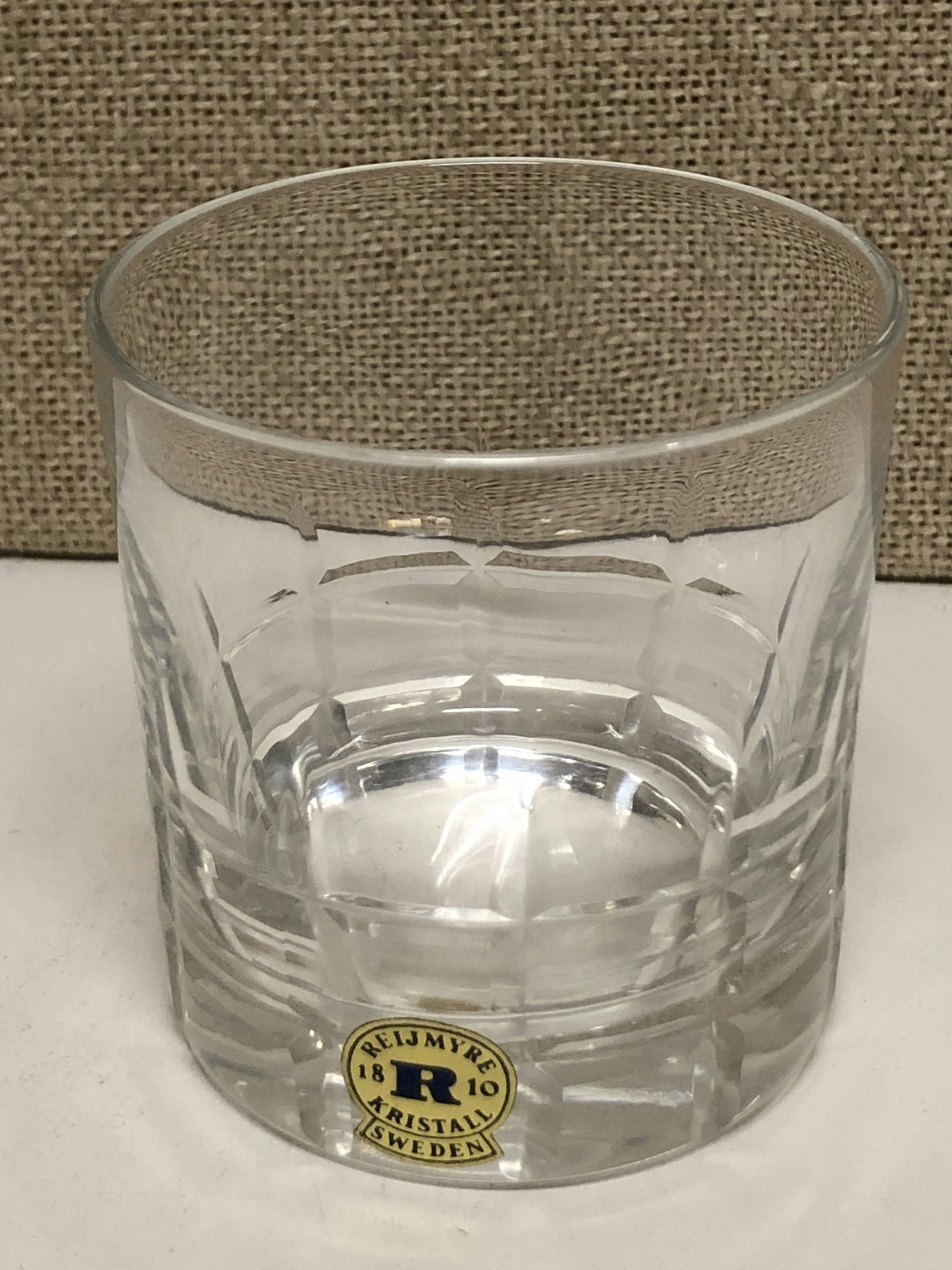 WHISKYGLAS, kristall, K-333, Paul Kedelv, Reijmyre.