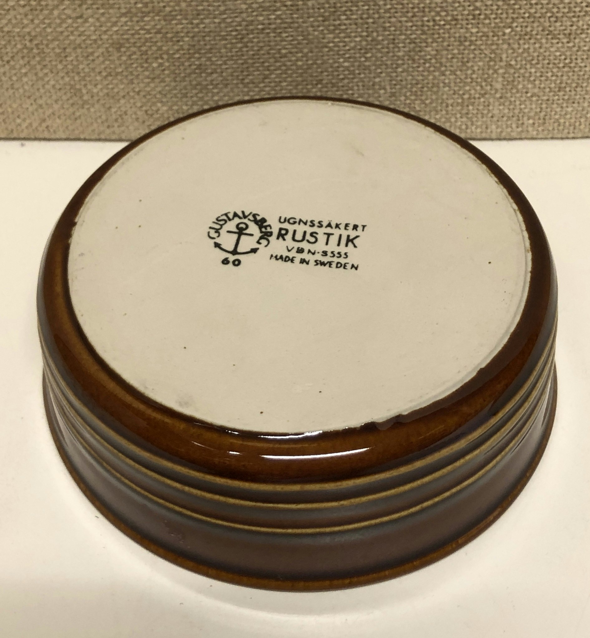SKÅL, porslin, "Rustik", Britt-Louise Sundell, Gustavsberg