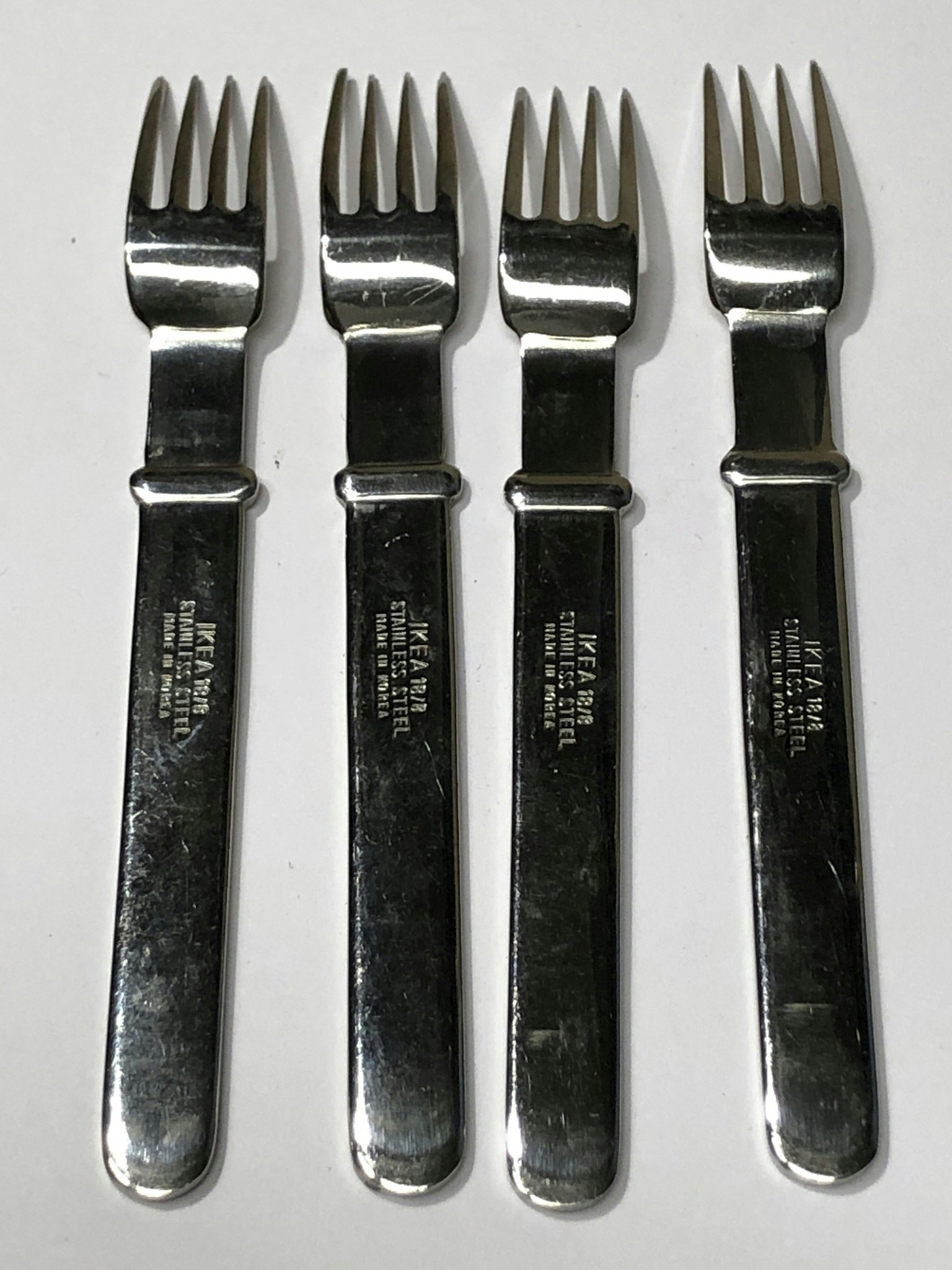 PLOCKGAFFLAR 4 st. stainless steel 18/8, Ikea.