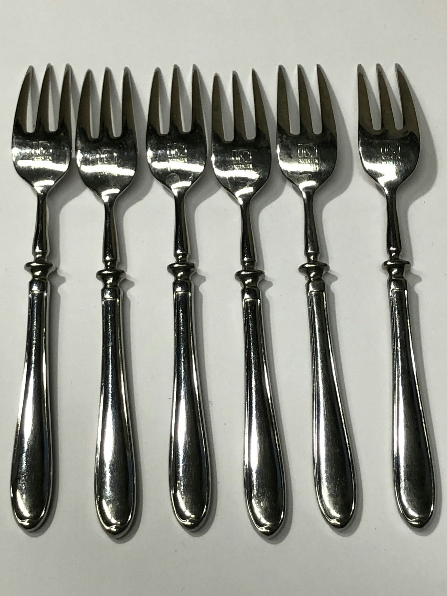 PLOCKGAFFLAR 6 st. stainless, Accenten.