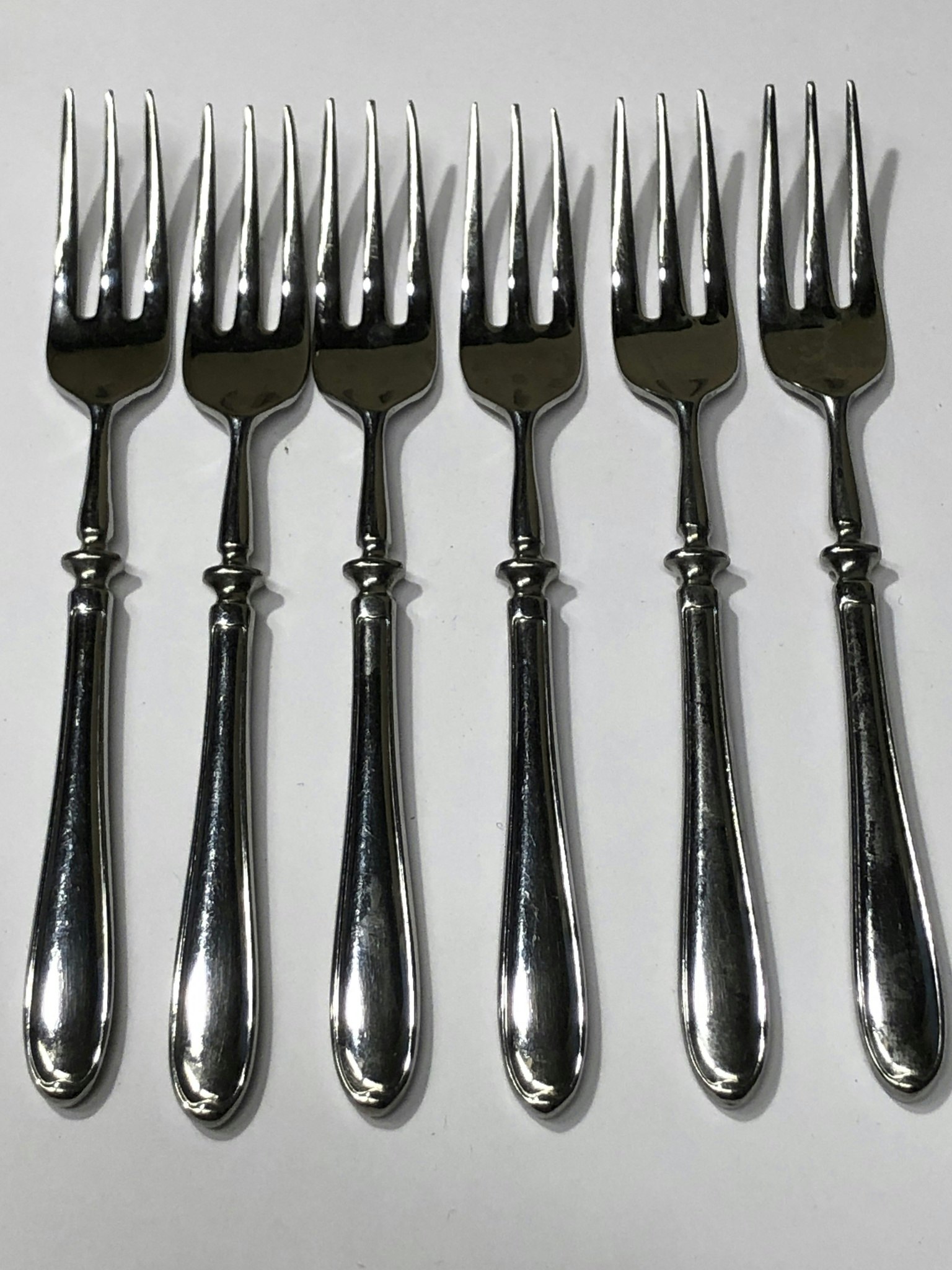PLOCKGAFFLAR 6 st. stainless, Accenten.