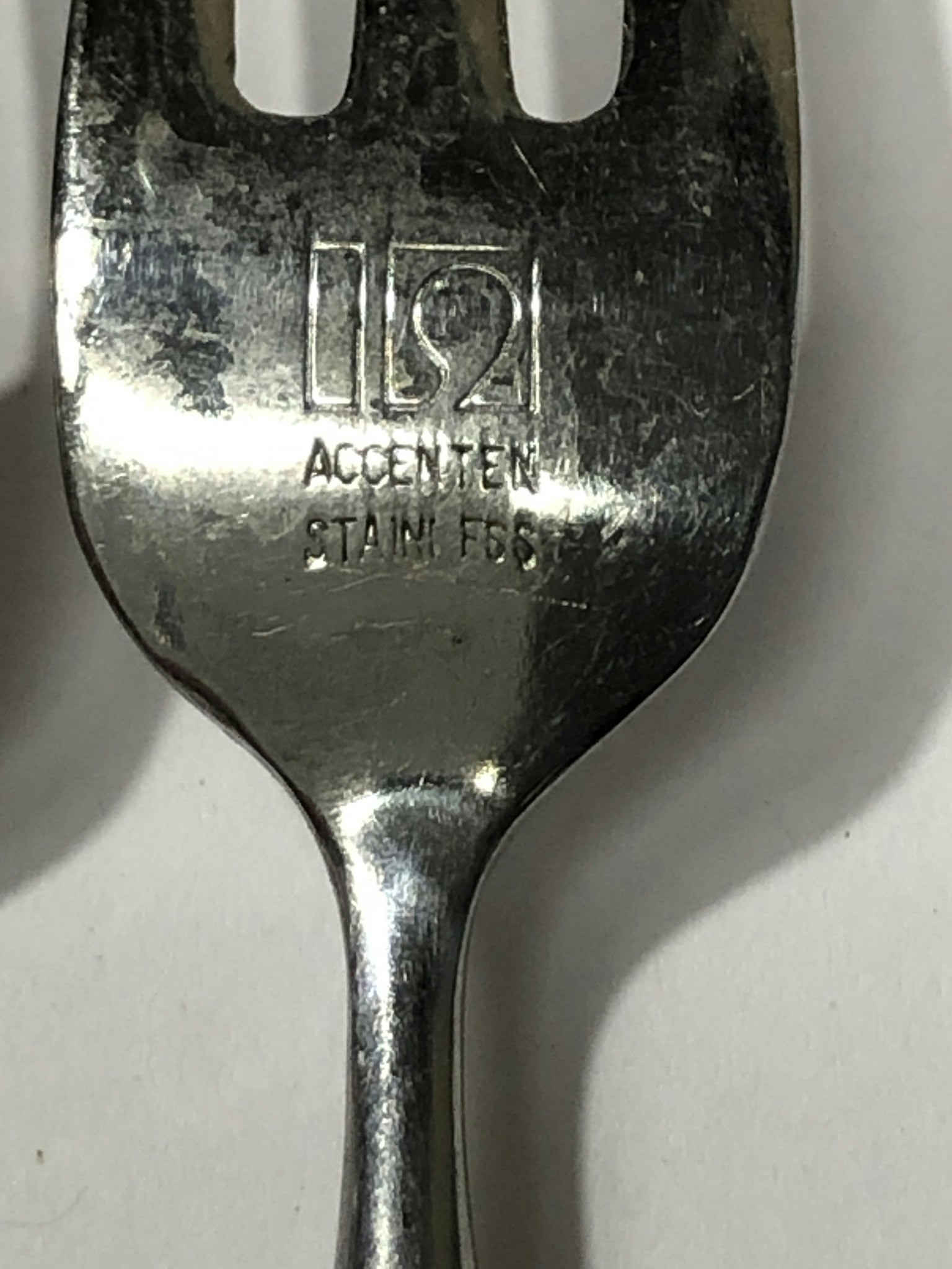 PLOCKGAFFLAR 6 st. stainless, Accenten.