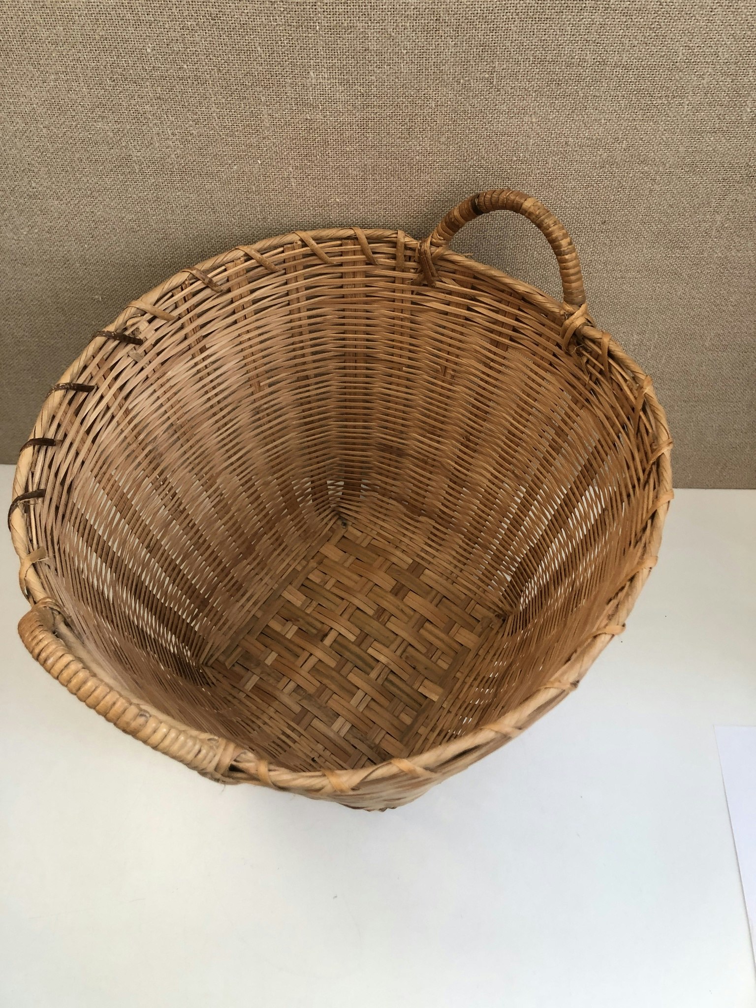 WASTE WASTE, rattan, second half of the 20th century.