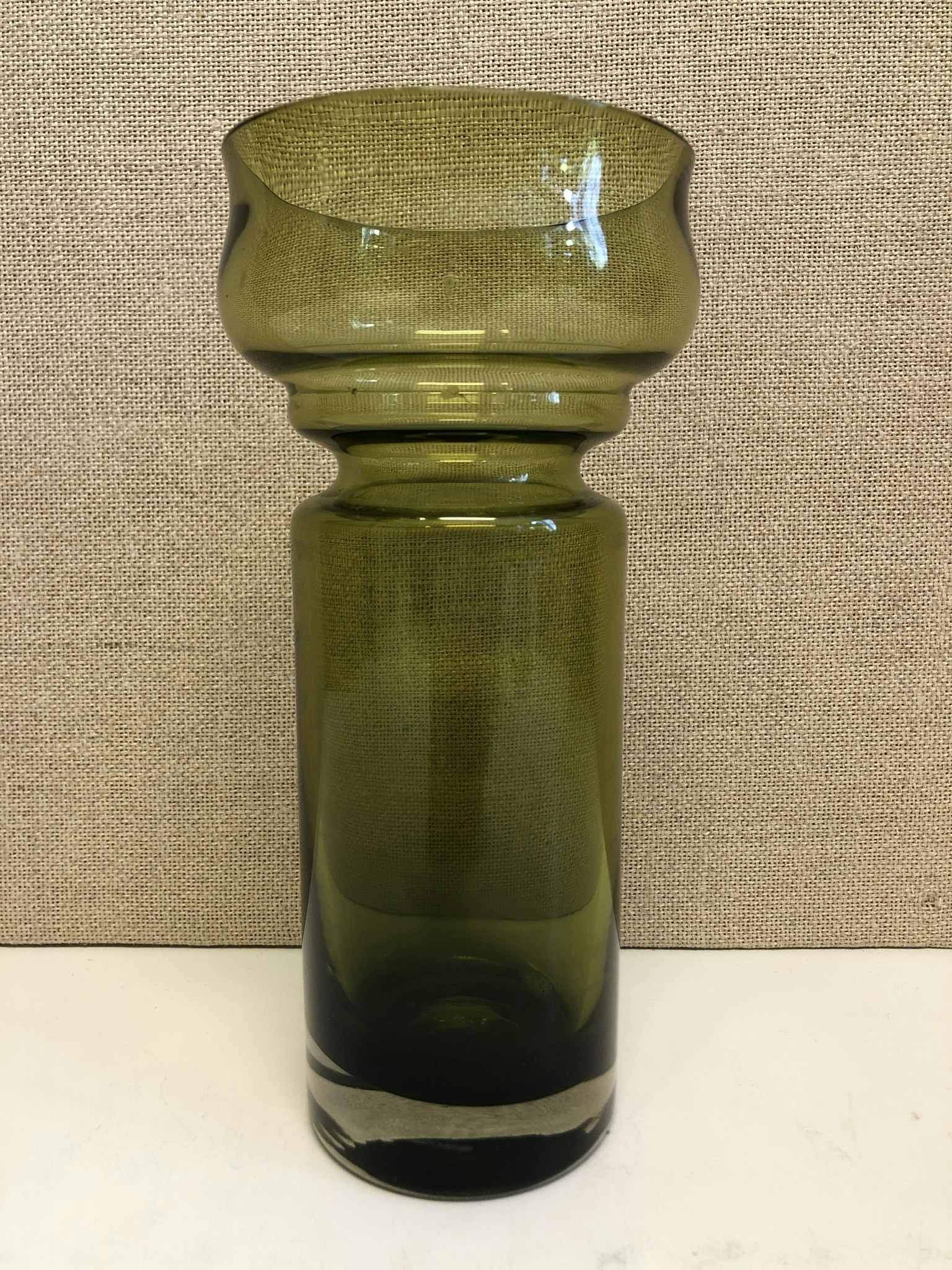 TAMARA ALADIN. Vase, glass, "Tulppaani", Riihimäen Lasi.