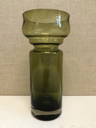 TAMARA ALADIN. Vase, glass, "Tulppaani", Riihimäen Lasi.