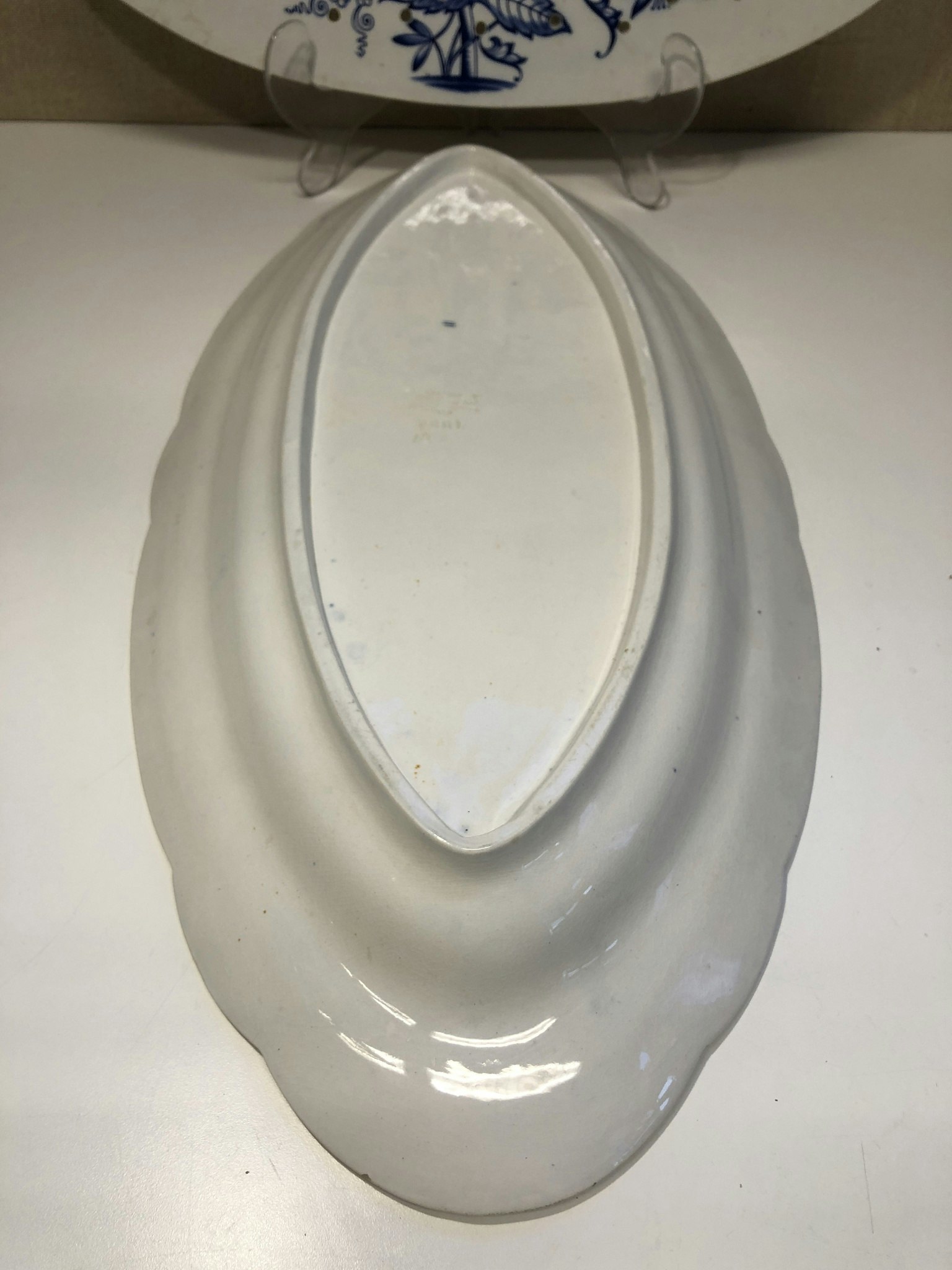 FISKFAT, porslin, " Perl ",  Rörstrand 1800-1900-tal