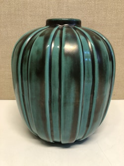 EINAR LUTERKORT. Vase, ceramic, Uppsala-Ekeby, 1930s.