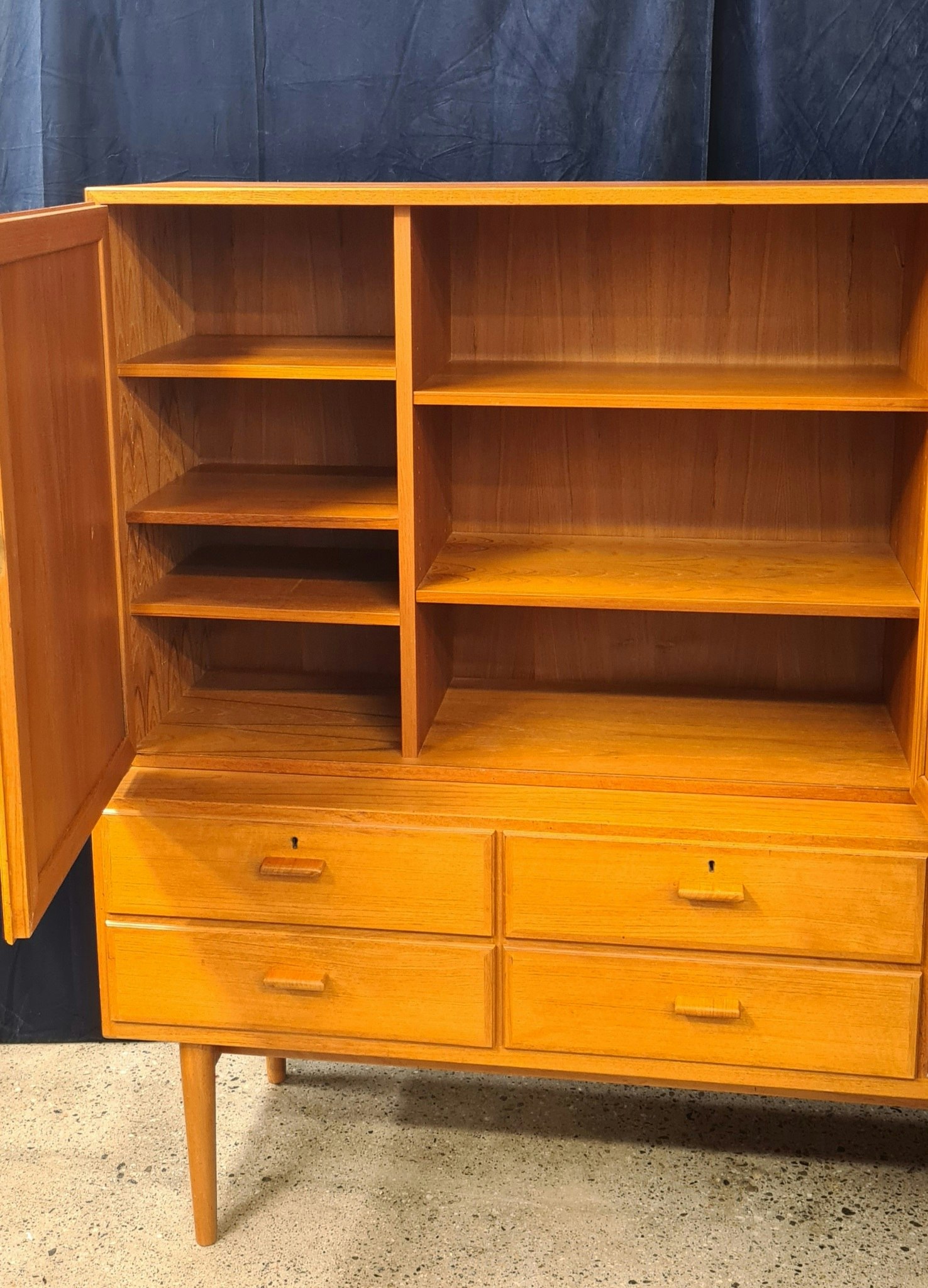 ERIK WÖRTZ. Sideboard, teak, "Prisma", Ikea, 1960-tal.