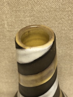 INGRID ATTEBERG. Vase, ceramic, "Spiral, Uppsala Ekeby.