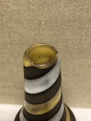 INGRID ATTEBERG. Vas, keramik, "Spiral, Uppsala Ekeby.