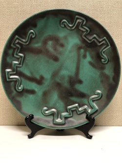 DISH, porcelain, Art Deco, 1920s/30s.