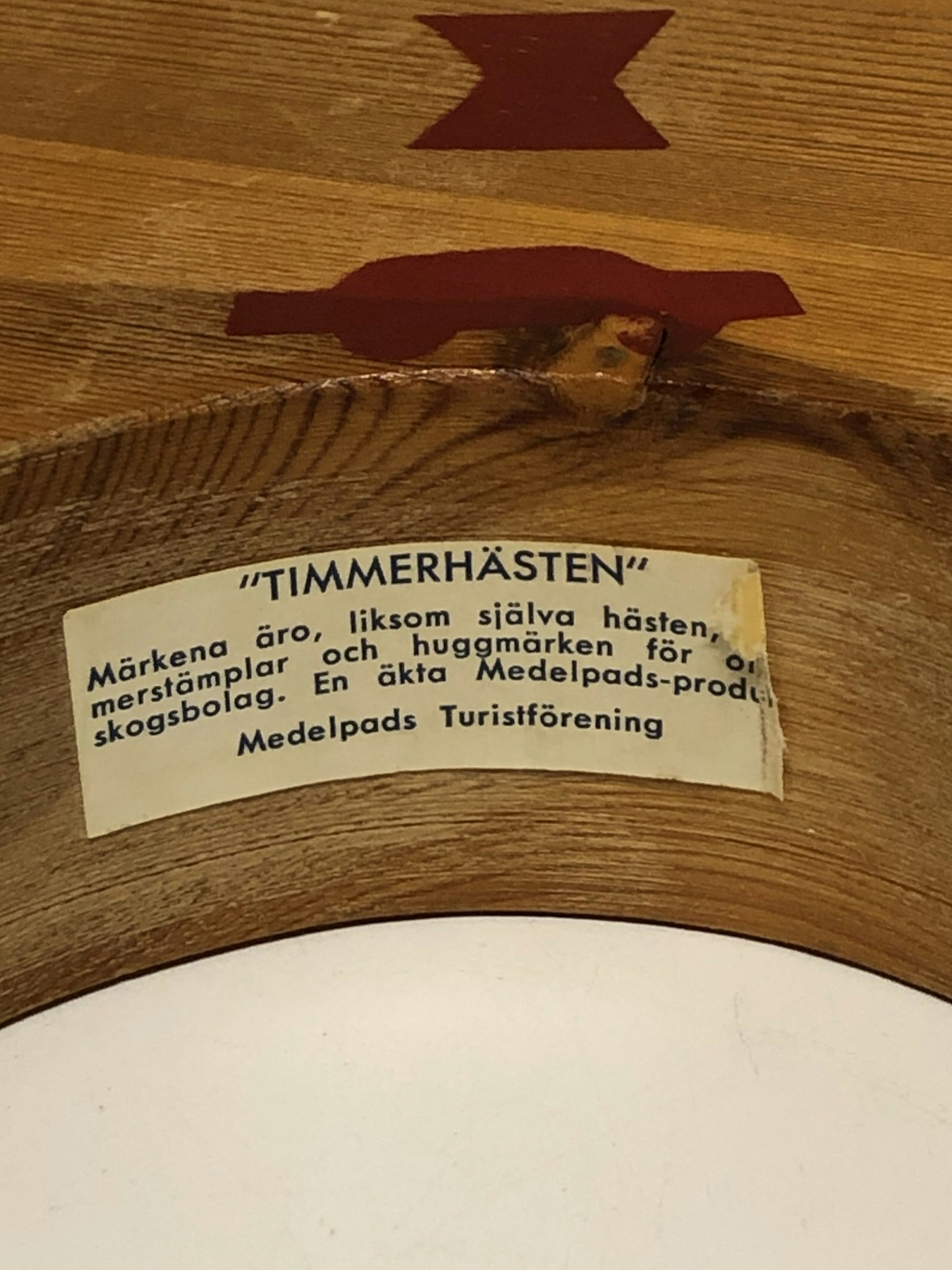 LUMBER HORSE, pine, Medelpad.