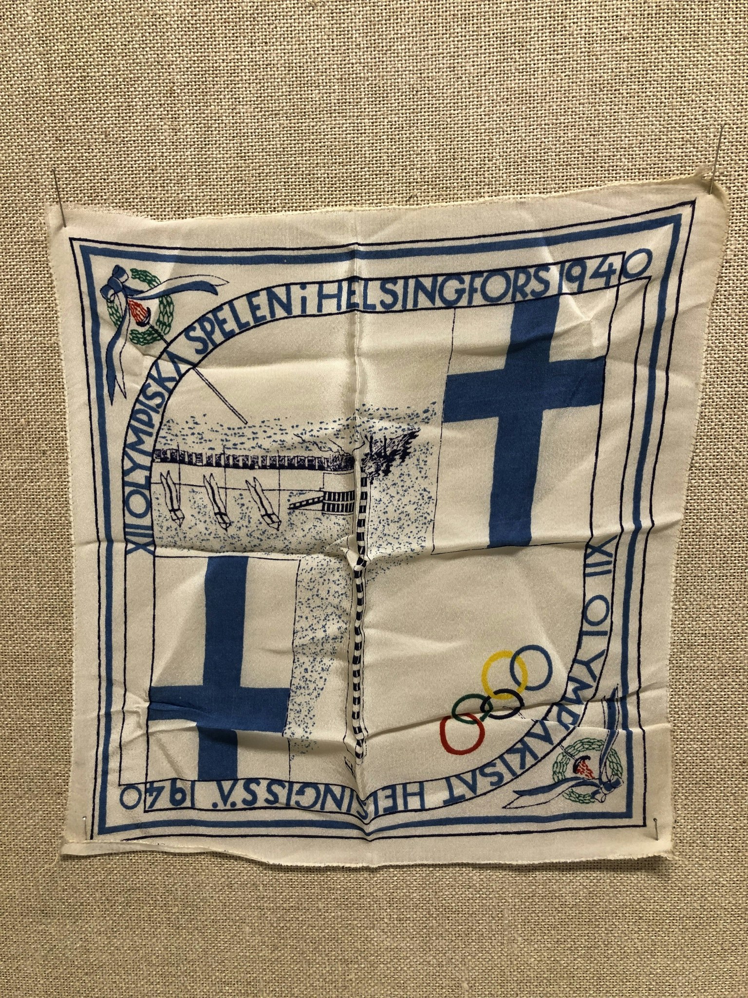 NÄSDUK, siden, Olympiaden Helsingfors Findland, 1940.