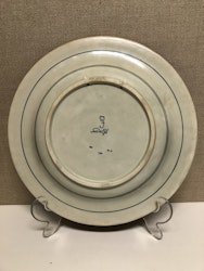 PLATES, blue/white, porcelain, Royal Delf, 12.5 years of marriage Queen Juliana & Prince Bernard 1949