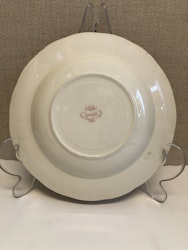 DEEP PLATE, porcelain, "Bengali", Rörstrand, Sweden.
