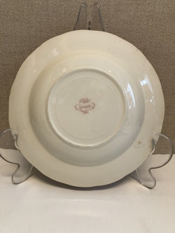 DEEP PLATE, porcelain, "Bengali", Rörstrand, Sweden.