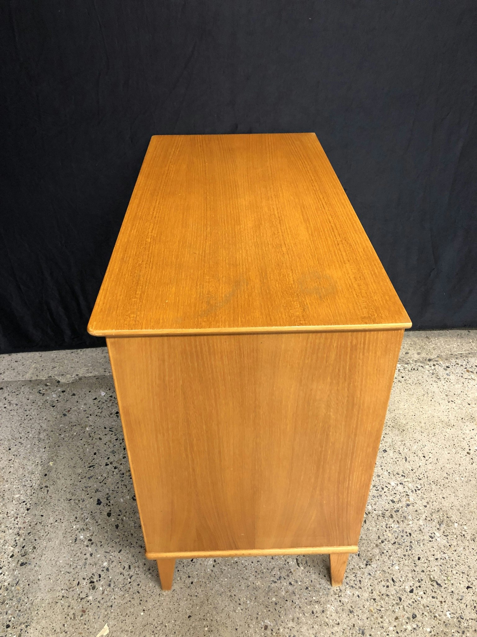 DESK, elm, 1930s/40s.