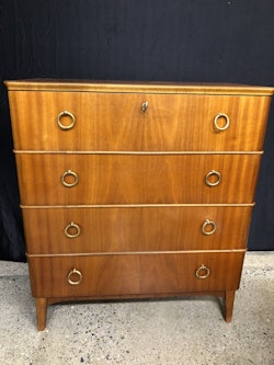 BYRÅ, mahogny, Swedish Modern, Svensk Möbelindustri AB, 1940/50-tal.