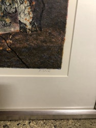 PER JULIUS. Insjölandskap, färglitografi, signerad samt numrerad 258/360.