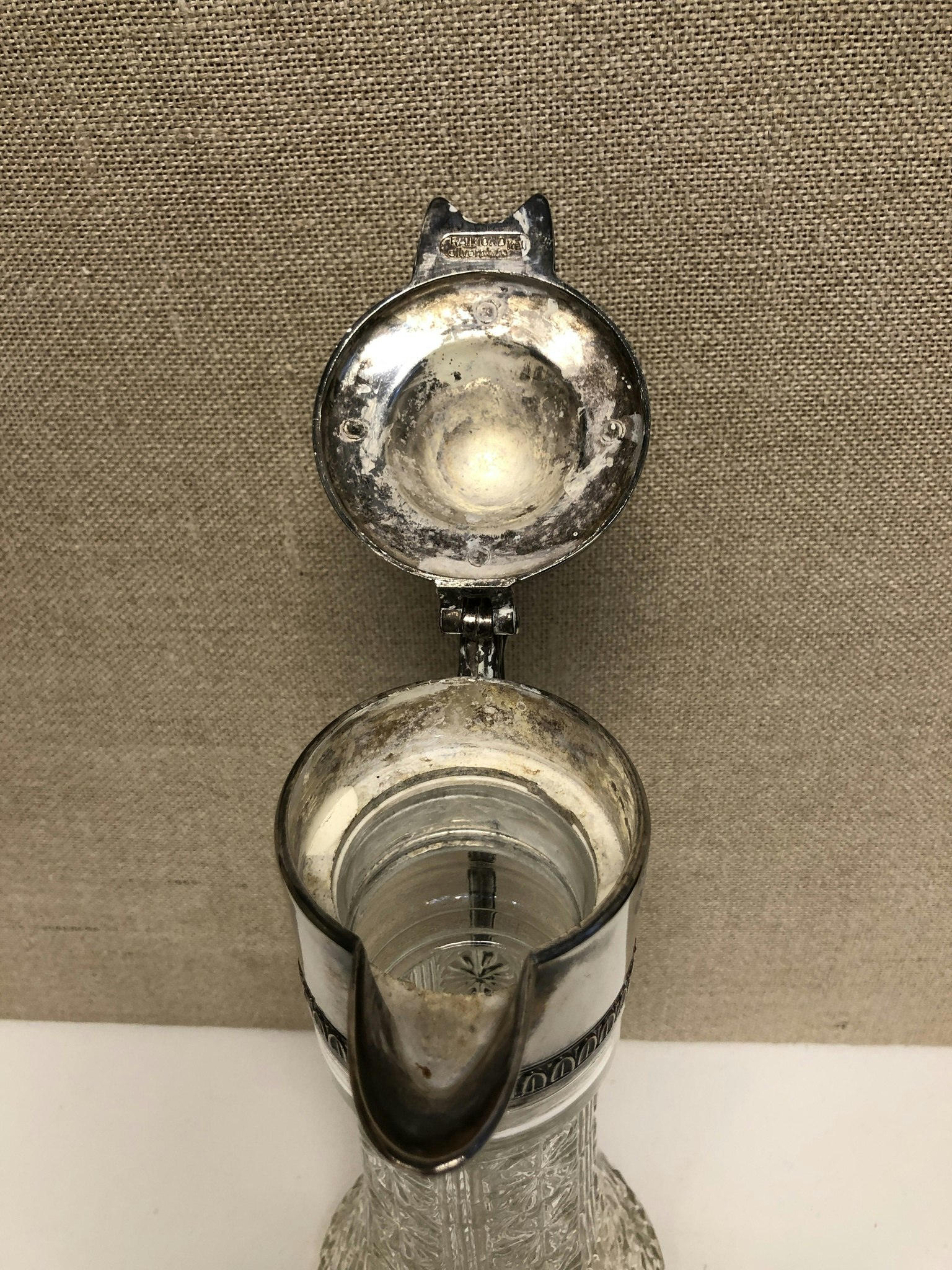 VINKANNA, glas/nysilver, Raimond, Italy, 1900-talets andra hälft.