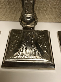 LJUSSTAKAR 3 st. metall, 1900-talets början.
