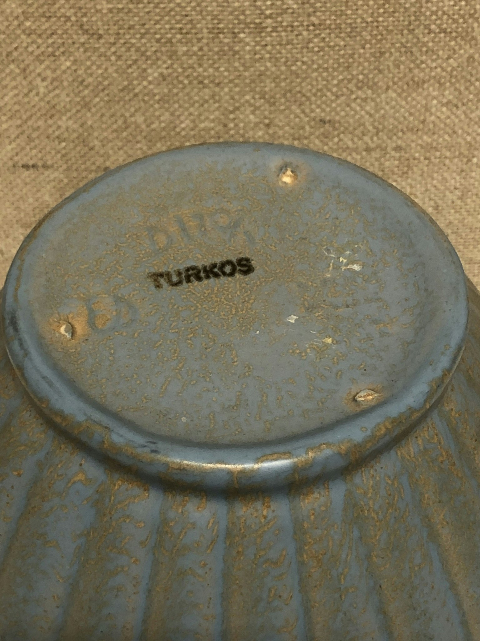 EWALD DAHLSKOG, Vas, stengods, "Turkos",  Bo Fajans, 1930-tal.