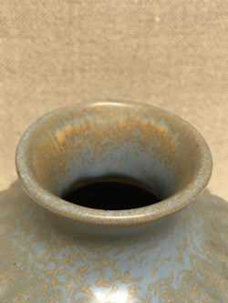 EWALD DAHLSKOG, Vase, stoneware, "Turquoise", Bo Fajans, 1930s.