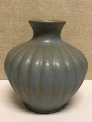 EWALD DAHLSKOG, Vas, stengods, "Turkos",  Bo Fajans, 1930-tal.