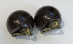 ÖRHÄNGEN, clips, plast, vintage 1950-60-tal