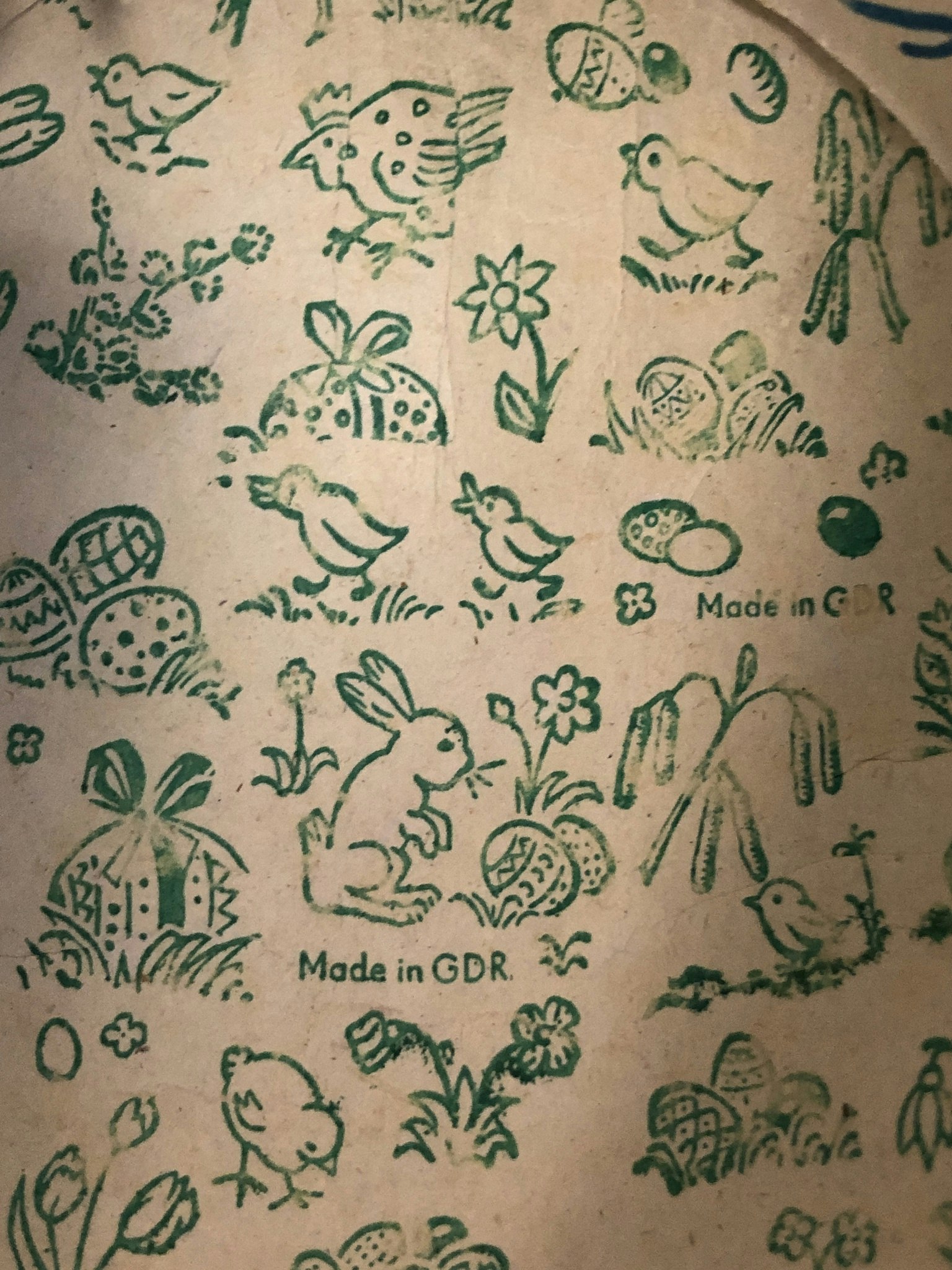 Copy EASTER EGG 2 pcs. paper, second quarter of the 20th century.