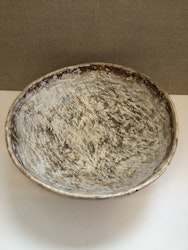 TRÄSKÅL, bemålad, allmoge, 1800-talets första hälft.