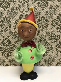 PÅSKFIGUR/GODISGÖMMA, papper, 1950/60-tal.