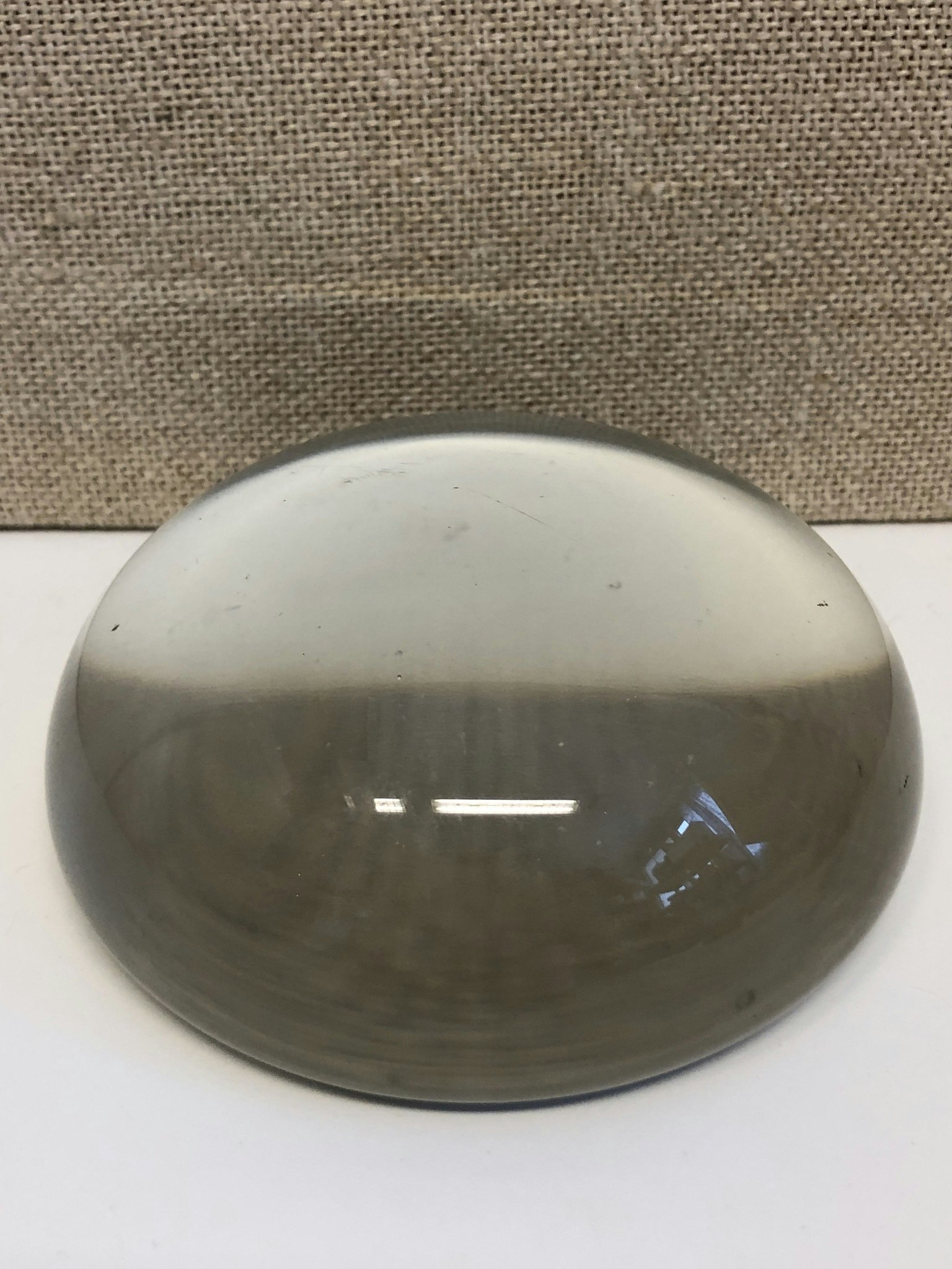 LETTERPRESS, glass, first half of the 20th century.