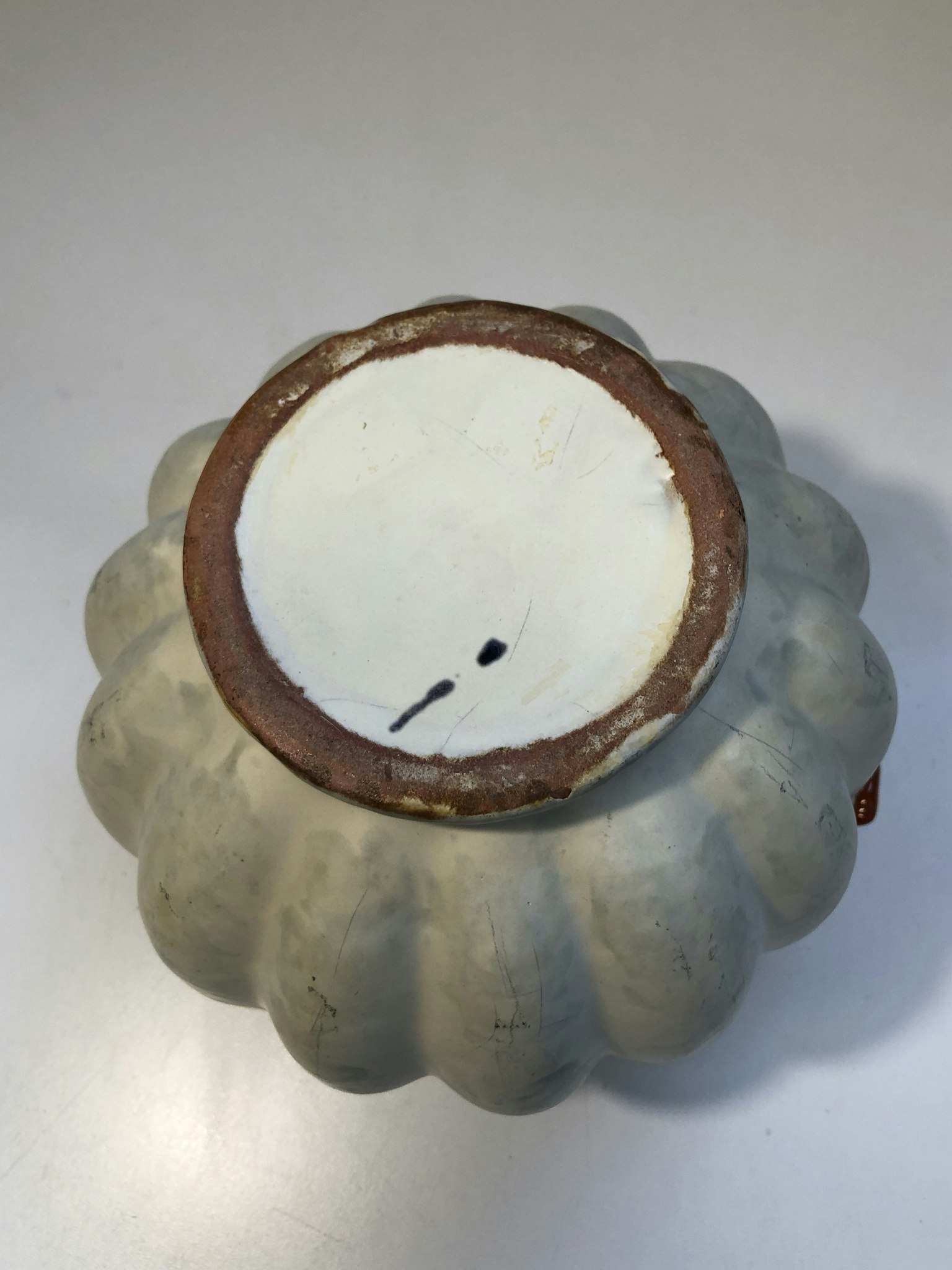 HAND VASE, ceramic, Ekeby, 1930s/40s.