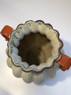 HAND VASE, ceramic, Ekeby, 1930s/40s.