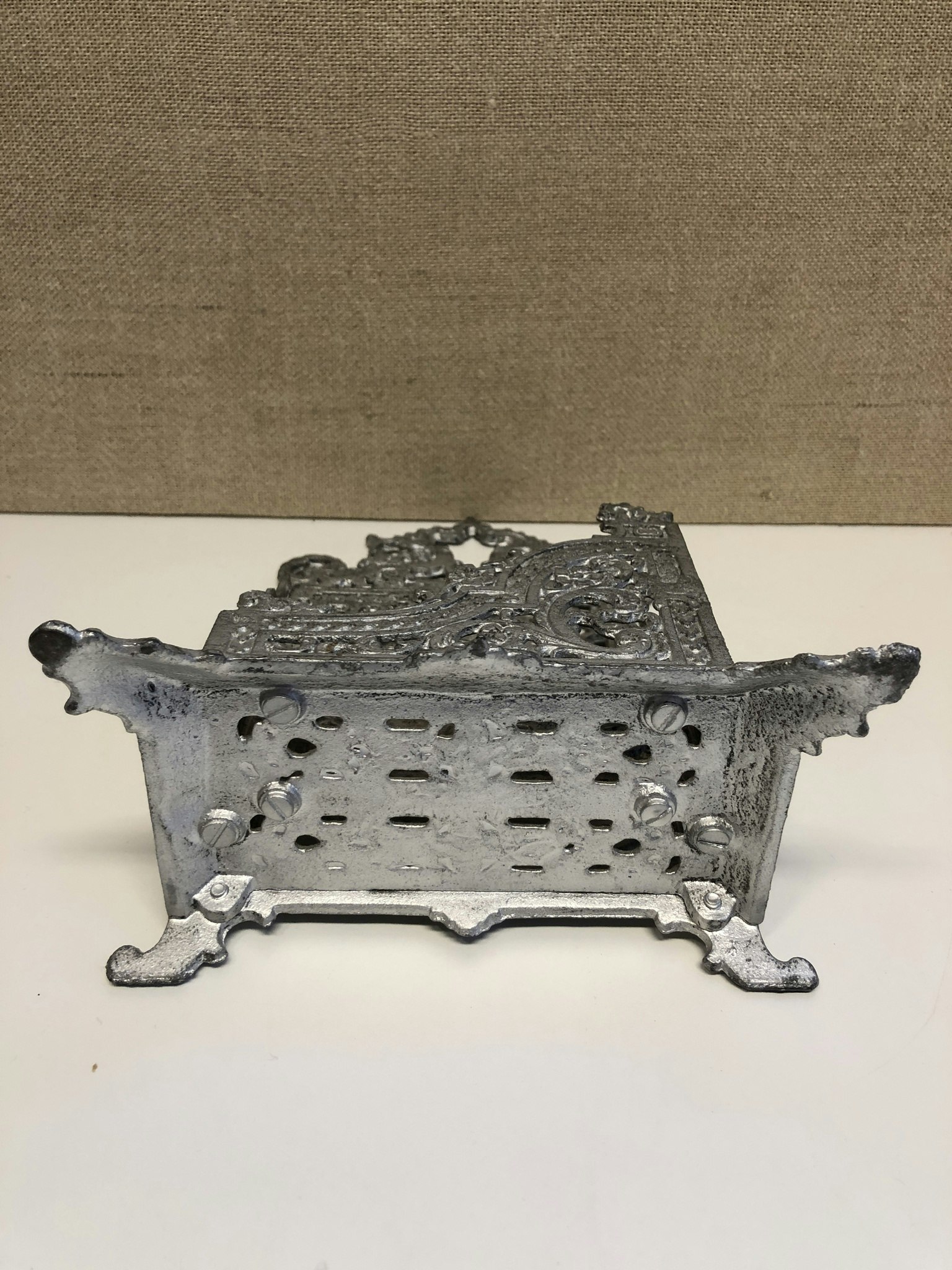 LETTER STAND, cast iron, 1900s.