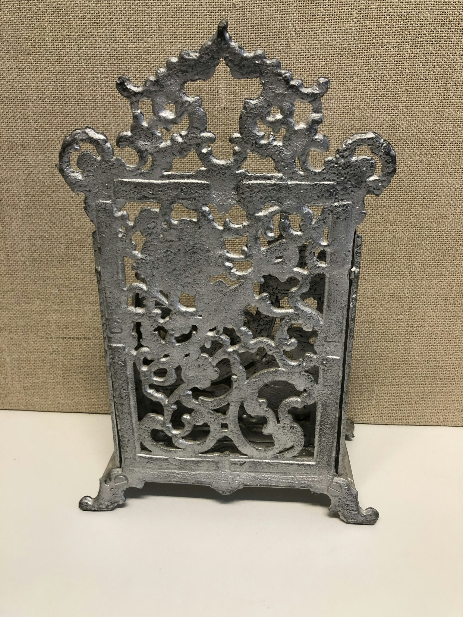 LETTER STAND, cast iron, 1900s.
